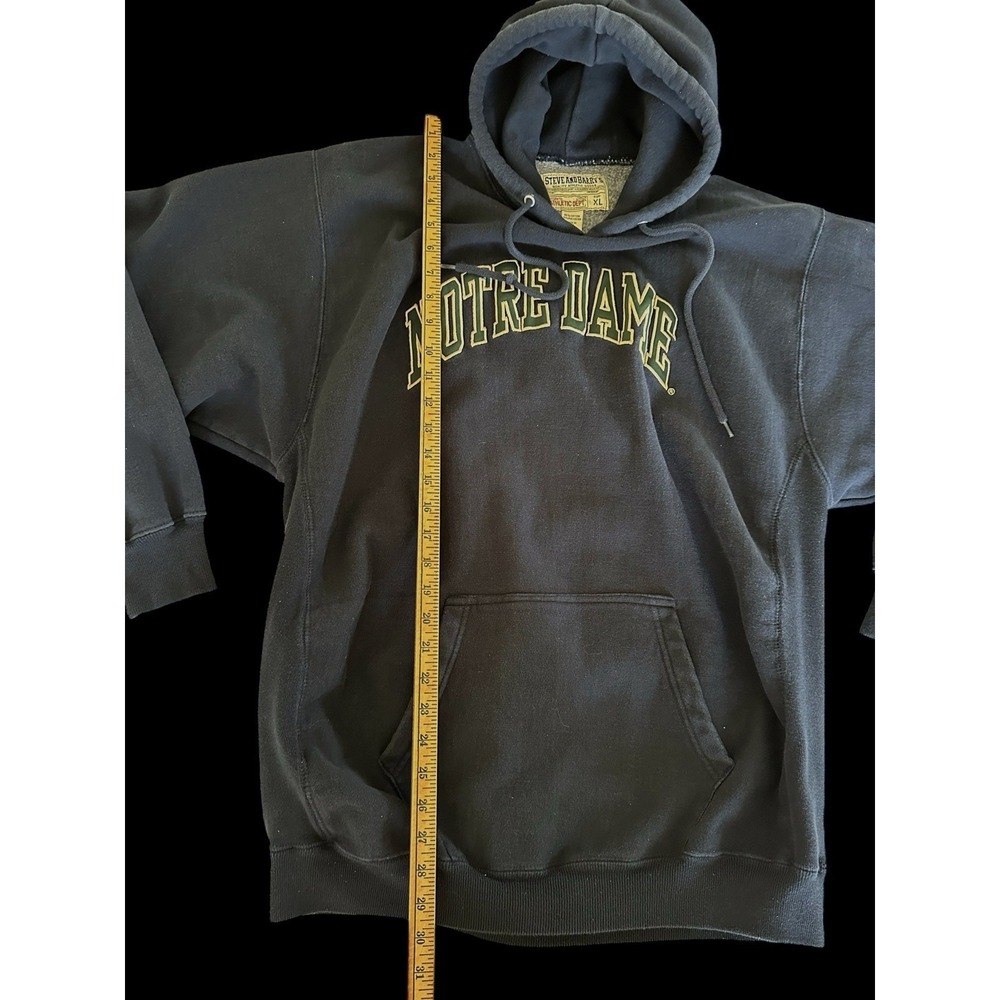 Vintage Notre Dame Fighting Irish Steve & Barry Hoodie XL Pullover Sweatshirt - Picture 9 of 10